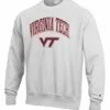 Buy 😉 Champion Virginia Tech Hokies Arch Logo Reverse Weave Sweatshirt - Men 🔥
