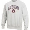 Discount ❤️ Champion Auburn Tigers Arch Logo Reverse Weave Sweatshirt - Men 🧨