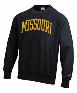 Discount ✔️ Champion Missouri Tigers Arch Reverse Weave Sweatshirt - Men ✨