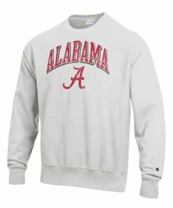 Cheapest 💯 Champion Alabama Crimson Tide Arch Logo Reverse Weave Sweatshirt - Men ⭐