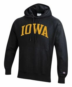 Brand new 😉 Champion Iowa Hawkeyes Team Arch Reverse Weave Hoodie - Men 💯