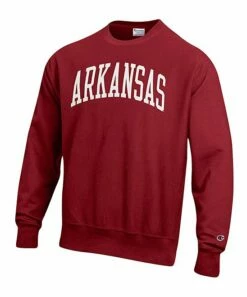 Brand new ⭐ Champion Arkansas Razorbacks Arch Reverse-Weave Sweatshirt - Men 🎉