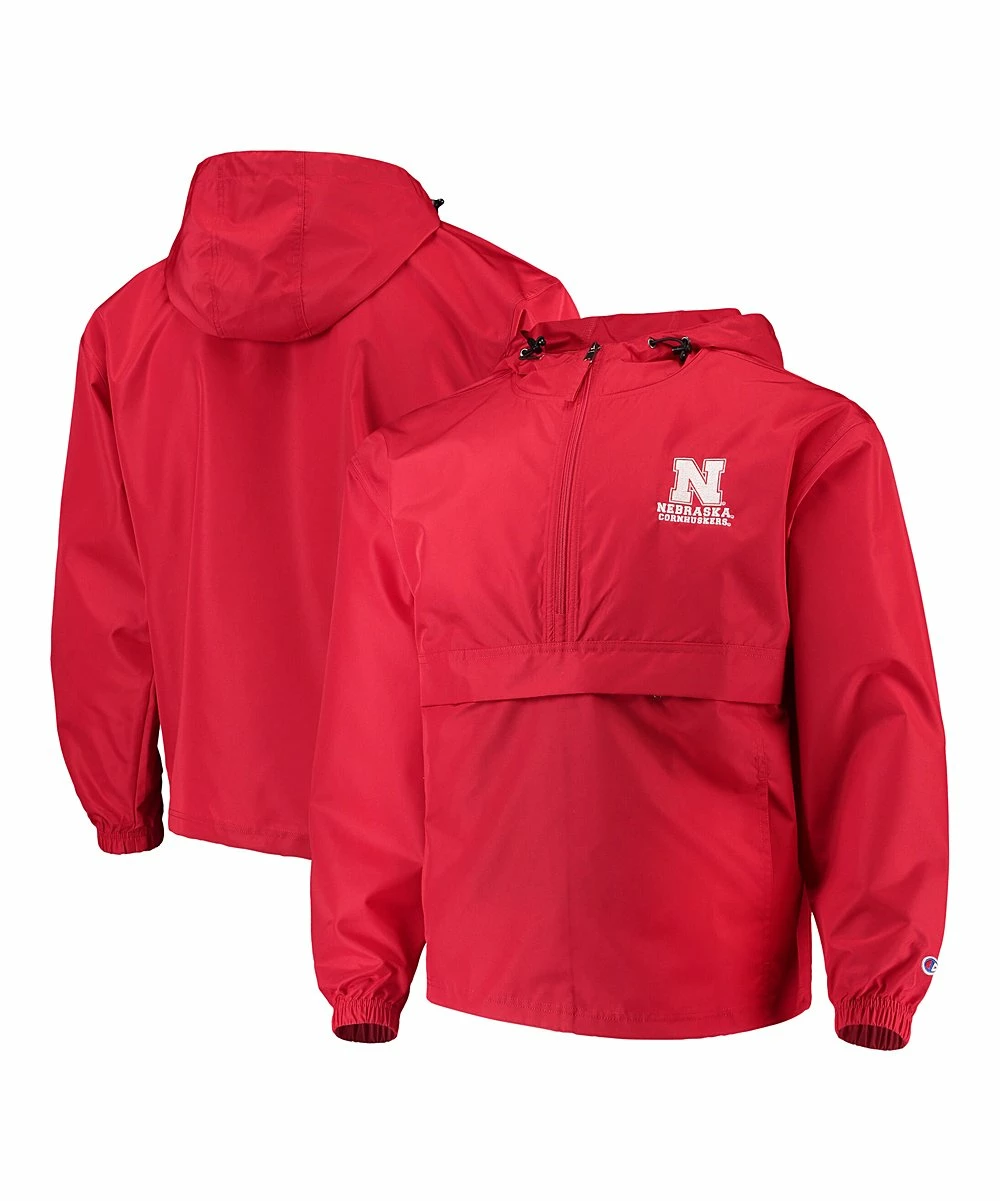 Deals π Champion Nebraska Huskers Packable Hooded Windbreaker - Men β¨ 3 Deals π Champion Nebraska Huskers Packable Hooded Windbreaker - Men β¨ - Image 3