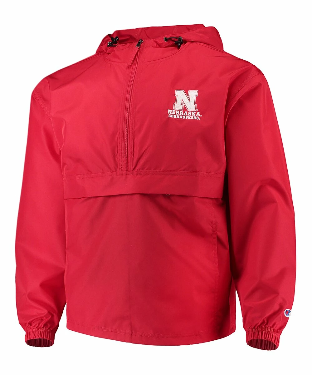 Deals π Champion Nebraska Huskers Packable Hooded Windbreaker - Men β¨ 1 Deals π Champion Nebraska Huskers Packable Hooded Windbreaker - Men β¨
