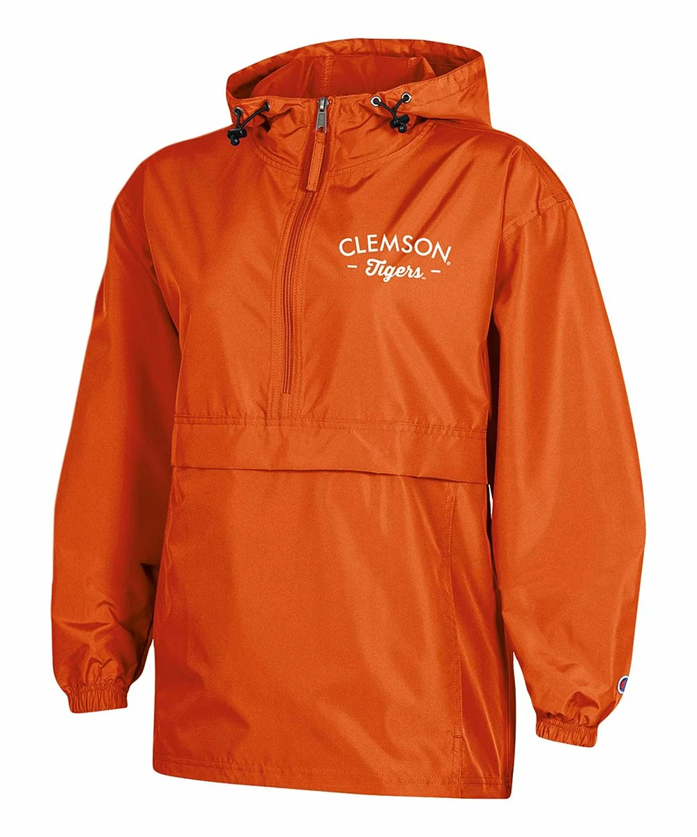 Cheap π€© Champion Clemson Tigers Packable Half-Zip Raincoat - π© Women π 1 Cheap π€© Champion Clemson Tigers Packable Half-Zip Raincoat - π© Women π